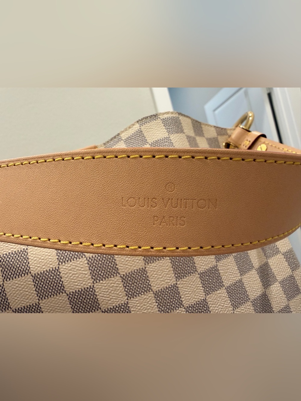 Louis Vuitton Azur Damier Shoulder Bag GRACEFUL PM - Picture 5 of 13